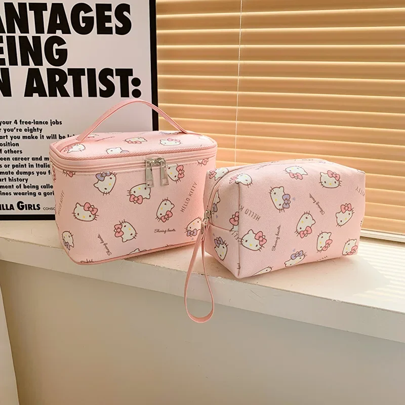 Travel Accessories Organiser - Hello Kitty Makeup Bag Large Capacity