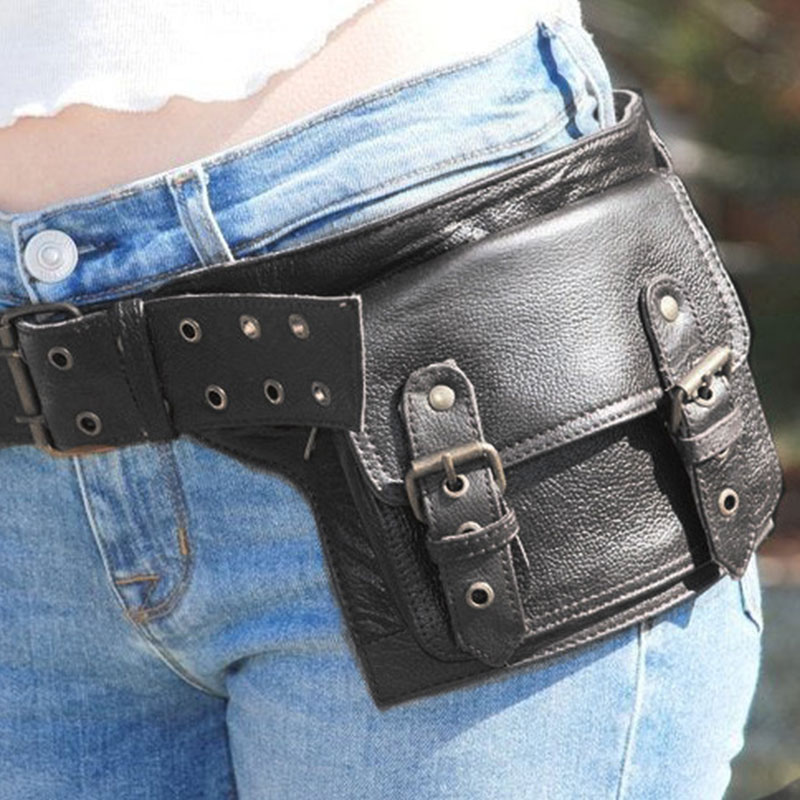Travel Accessories For Europe - Medieval Steampunk PU Leather Utility Belt