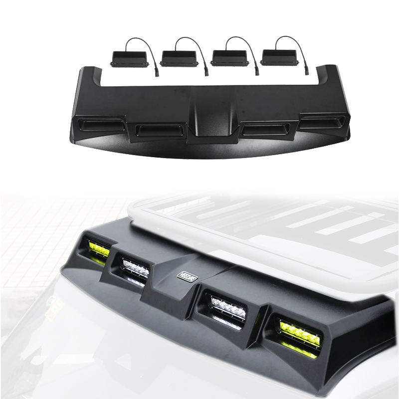 Travel Accessories In Car - Car Roof Spoiler With Four Spotlight