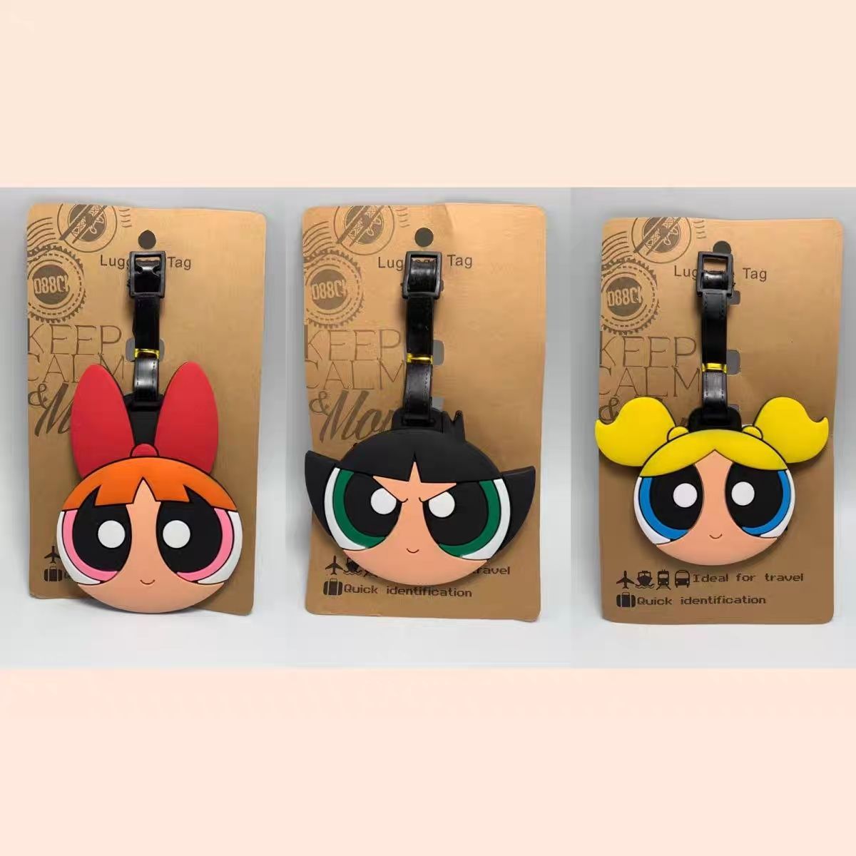 Travel Accessories Pouch - Anime The Powerpuff Girls Bag Pendant