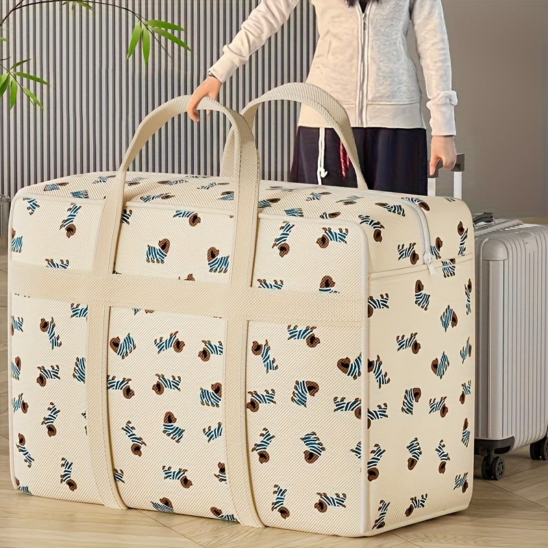 Travel Accessories Organiser - 1pc Foldable Luggage Organizer Bag with