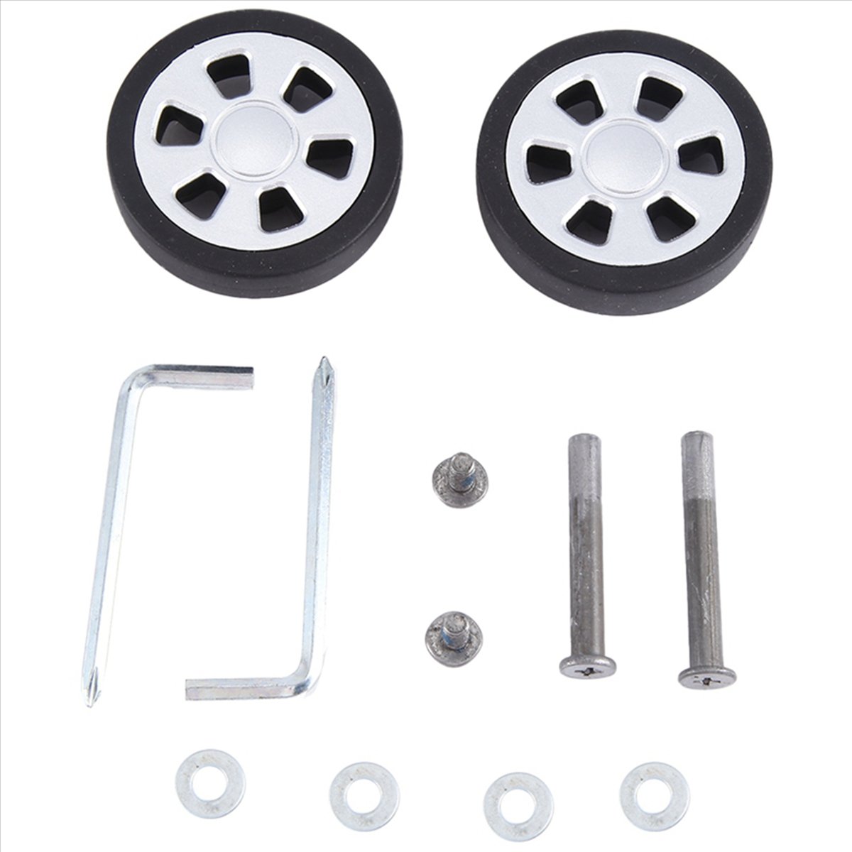 Luggage Wheel Replacement - ABQR 55x13mm Set of 2 Luggage