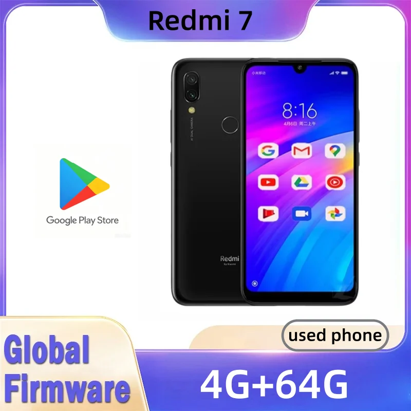Sim Card Holder Case - Xiaomi Redmi 7 Cellphone with Phone
