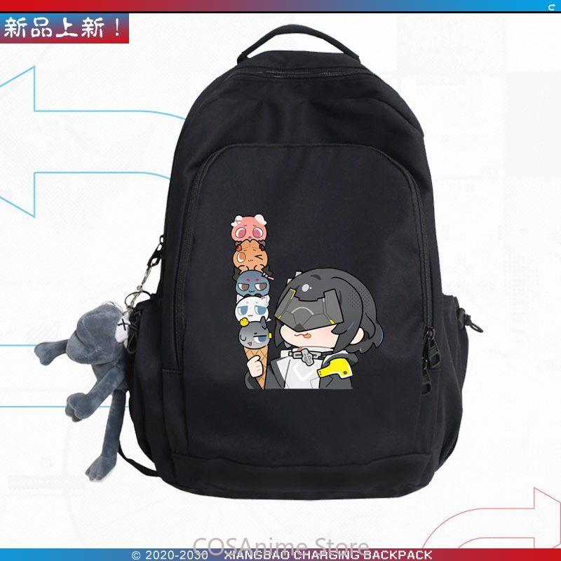 Travel Accessories Present - Endmin Arknights:Endfield Student Cartoon Game Backpack