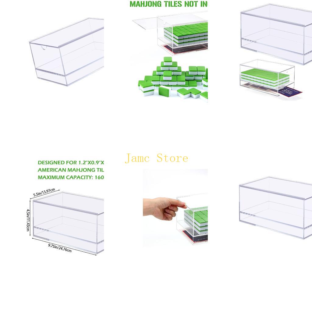 Travel Accessories Organiser - LX0B Acrylic Mahjong Card Organiser Box