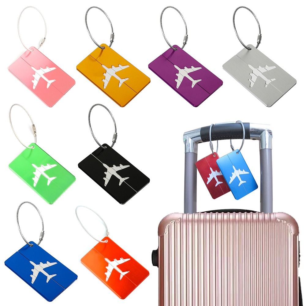 Qantas Travel Accessories - Aluminium Travel Luggage Tags Reusable Suitcase