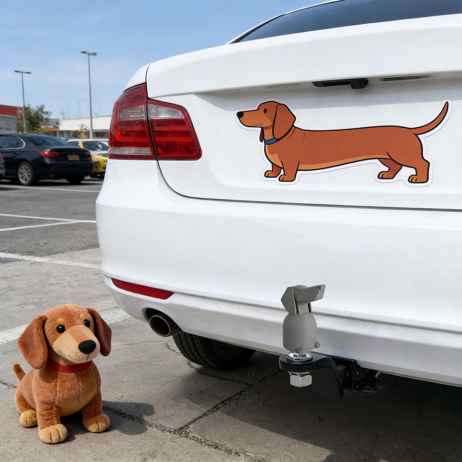 Trailer Hitch Covers Dachshund - Travel Accessories In Car review and price