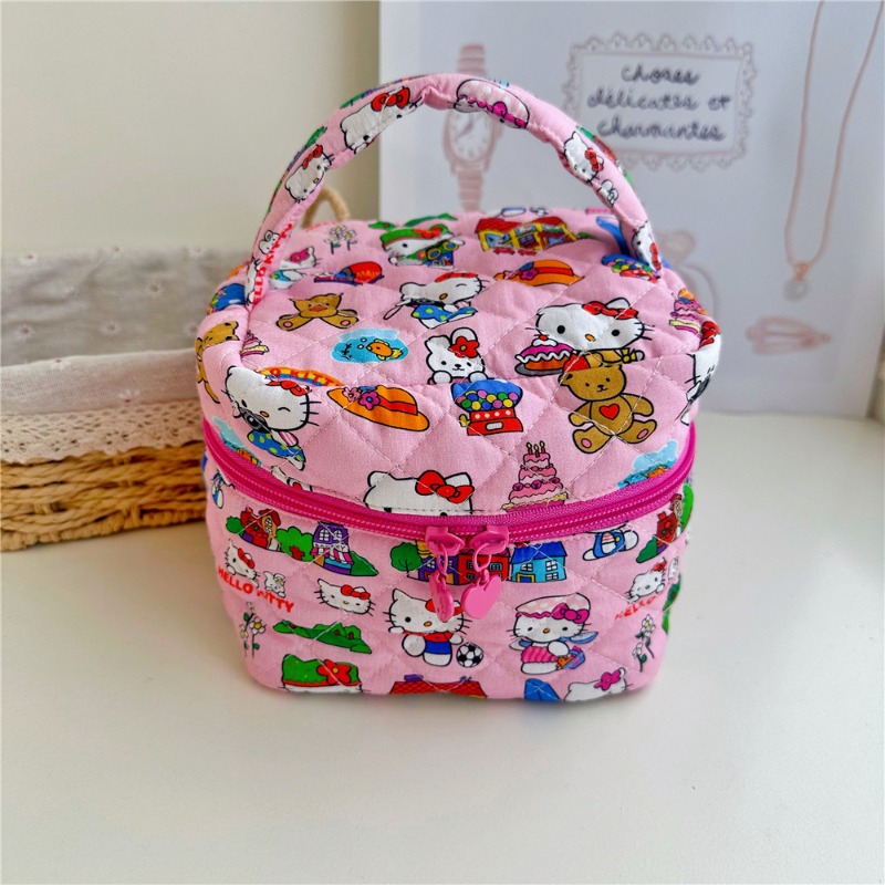Hello Kitty Cartoon Printed Qu - Travel Accessories Needed review and price