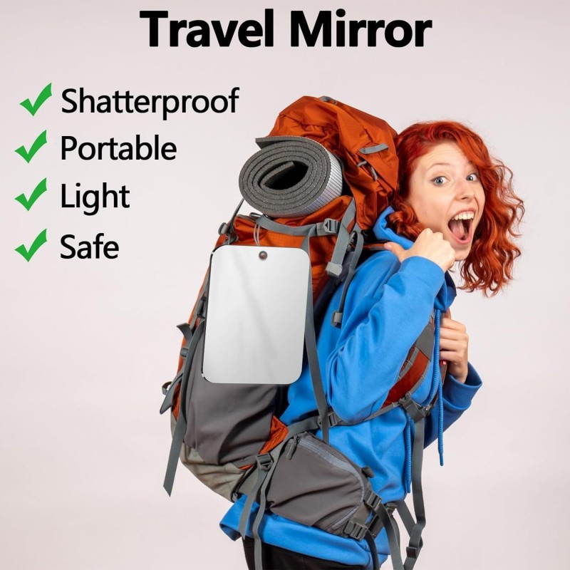 Acrylic Anti Fog Mirror Shower - Travel Accessories Needed review and price