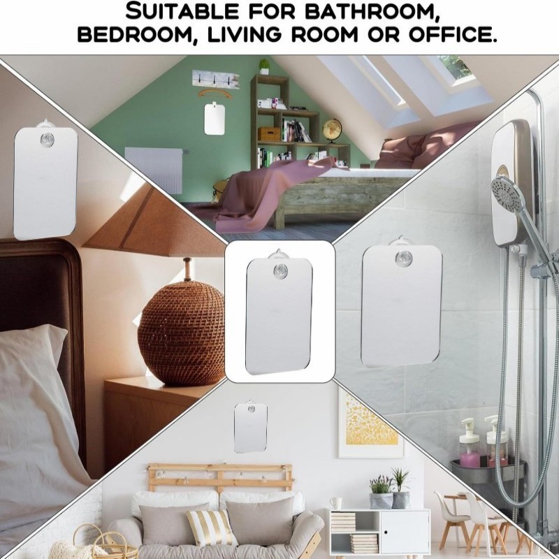 Acrylic Anti Fog Mirror Shower - Travel Accessories Needed review and price