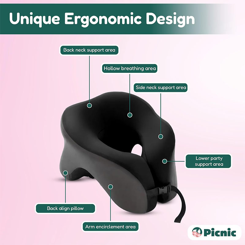 1pc Memory Foam U-shaped Pillo - Travel Accessories Pillow review and price
