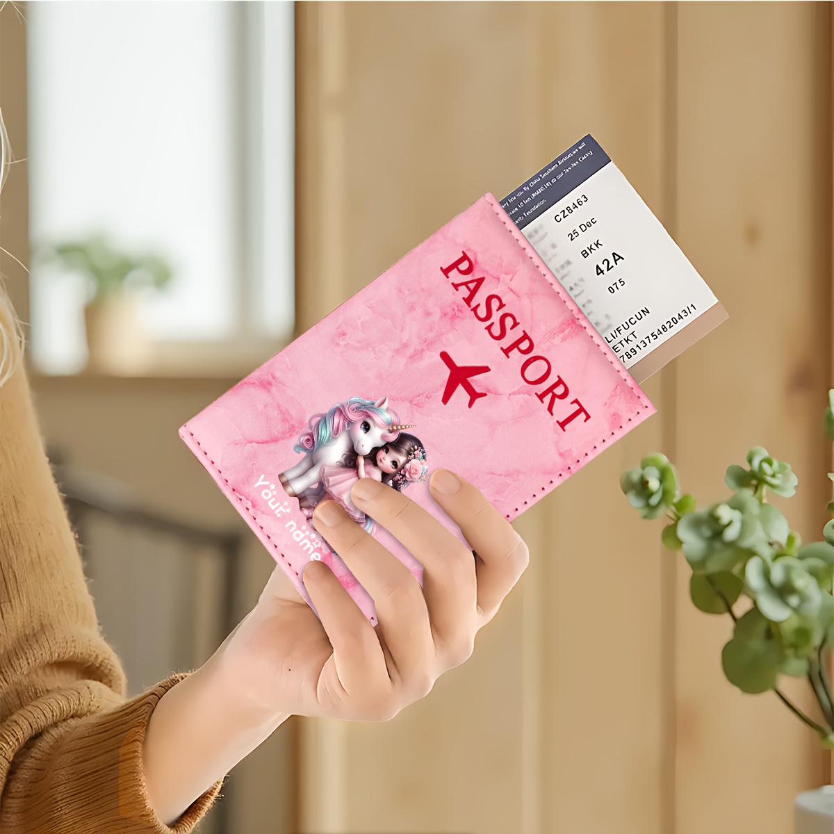 Unicorn Girl Pattern PU Passpo - Travel Accessories For Europe review and price