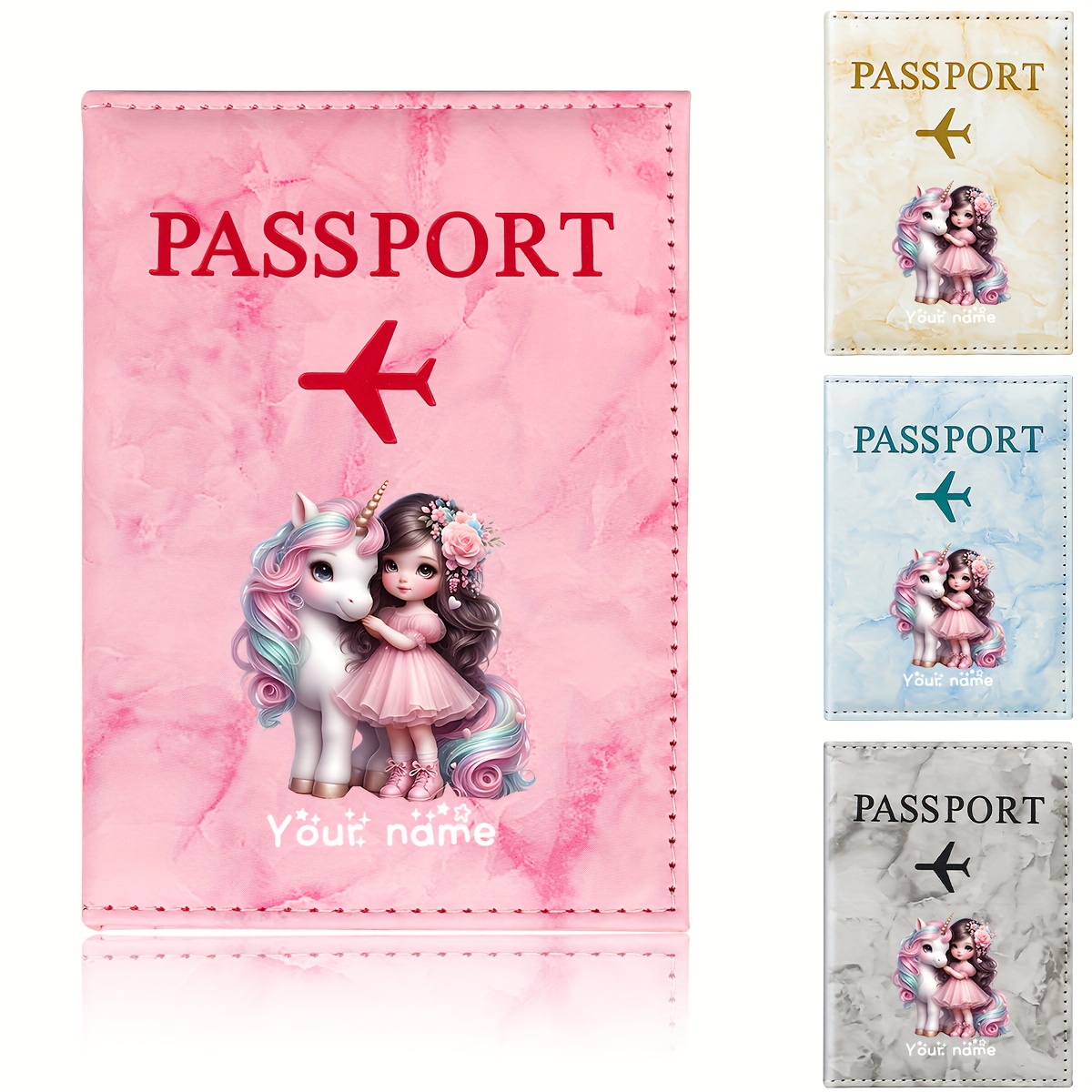 Unicorn Girl Pattern PU Passpo - Travel Accessories For Europe review and price