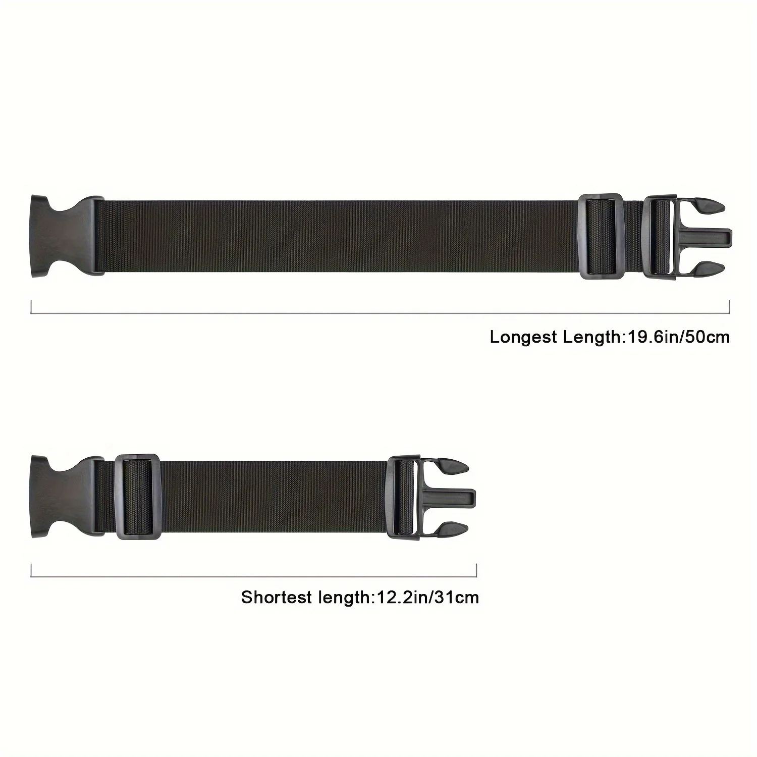 1pc Simple Adjustable Luggage  - Travel Accessories Logo review and price