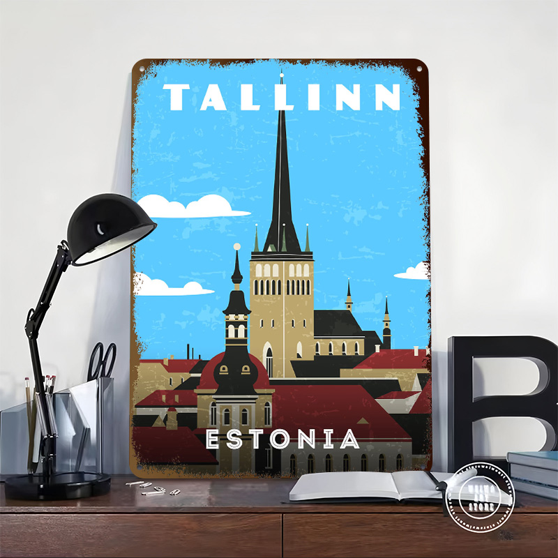 Estonia Retro Travel Poster Cu - Travel Accessories For Europe review and price