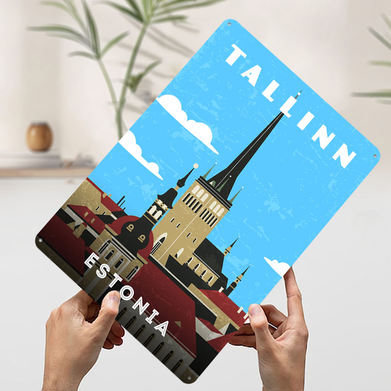 Estonia Retro Travel Poster Cu - Travel Accessories For Europe review and price