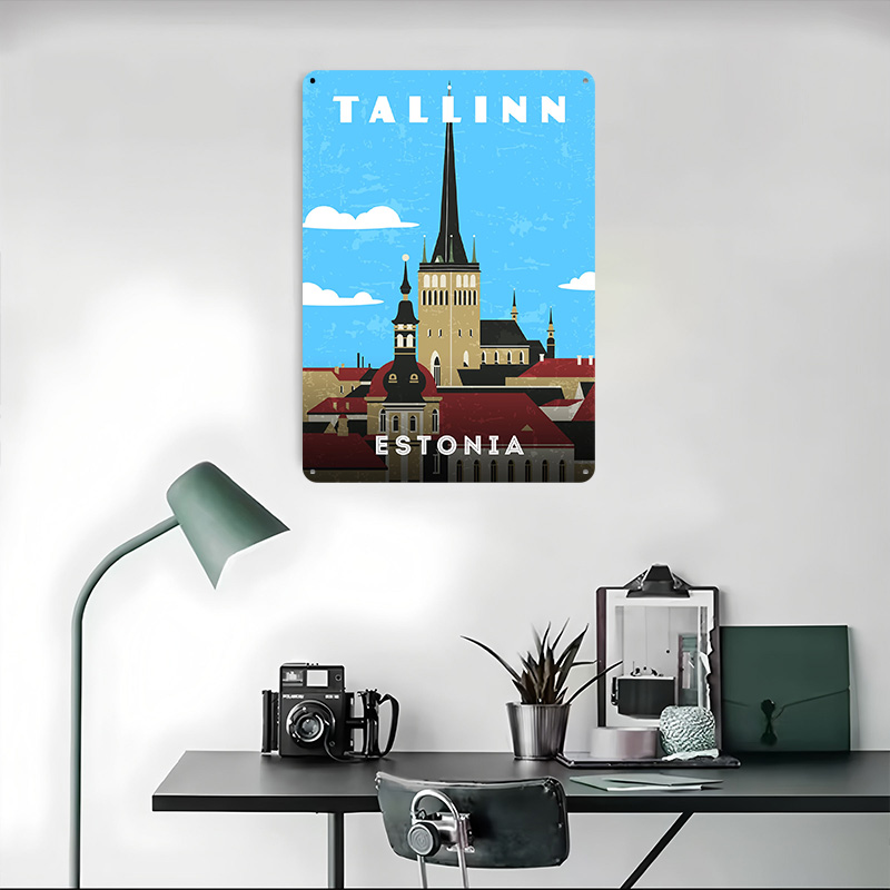 Estonia Retro Travel Poster Cu - Travel Accessories For Europe review and price