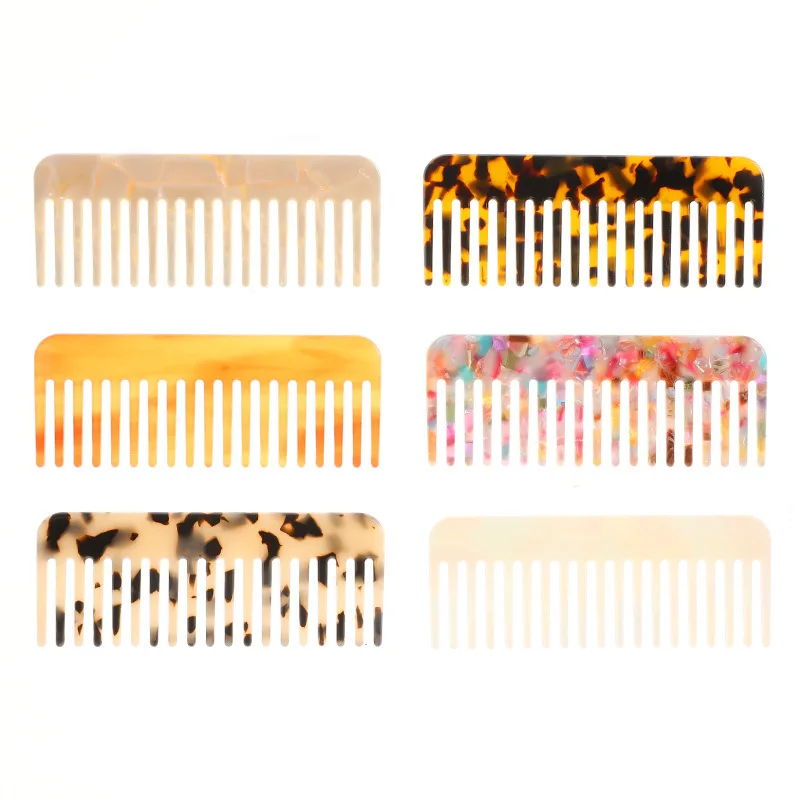 Wide Teeth Acetate Hair Combs  - Travel Accessories Needed review and price