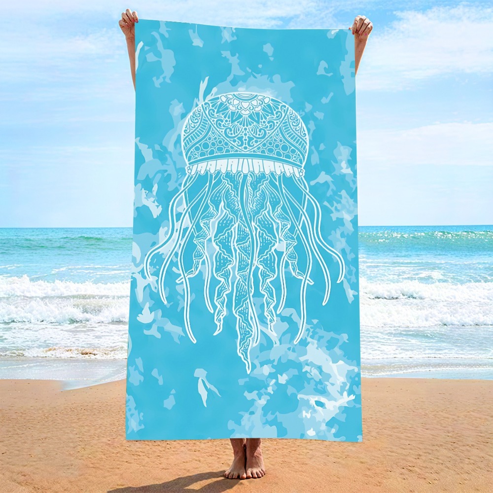 27.5x55inch Blue Ocean Jellyfi - Travel Towel Quick Dry review and price