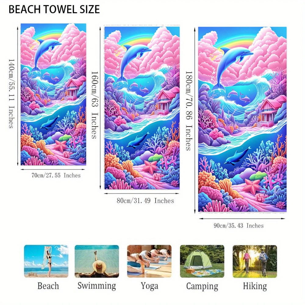 27.5x55inch Blue Ocean Jellyfi - Travel Towel Quick Dry review and price