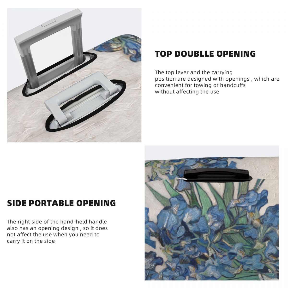 Custom Vincent Van Gogh Irises - Travel Van Accessories review and price