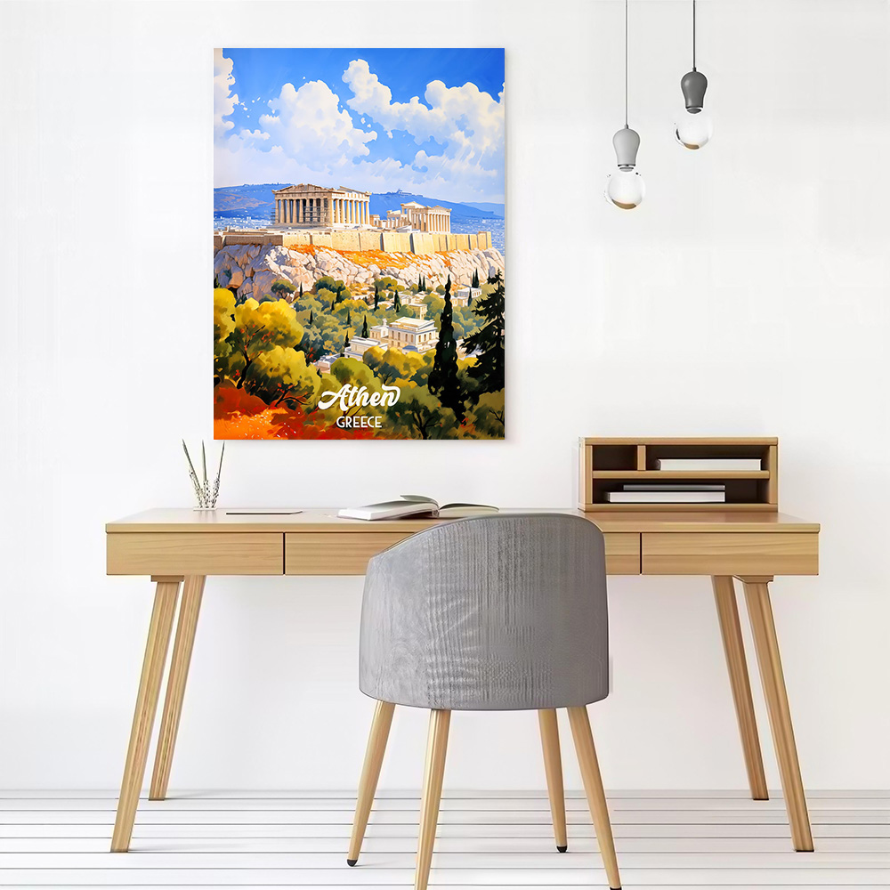 Athens Greece Travel Canvas Po - Travel Accessories Greece review and price
