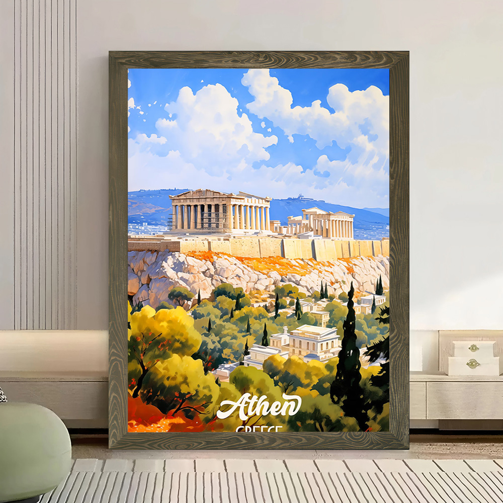 Athens Greece Travel Canvas Po - Travel Accessories Greece review and price