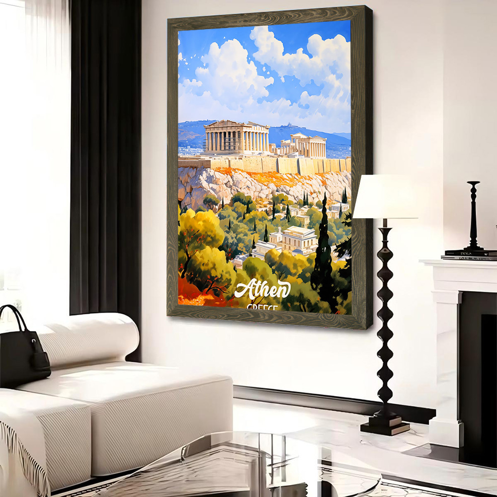 Athens Greece Travel Canvas Po - Travel Accessories Greece review and price