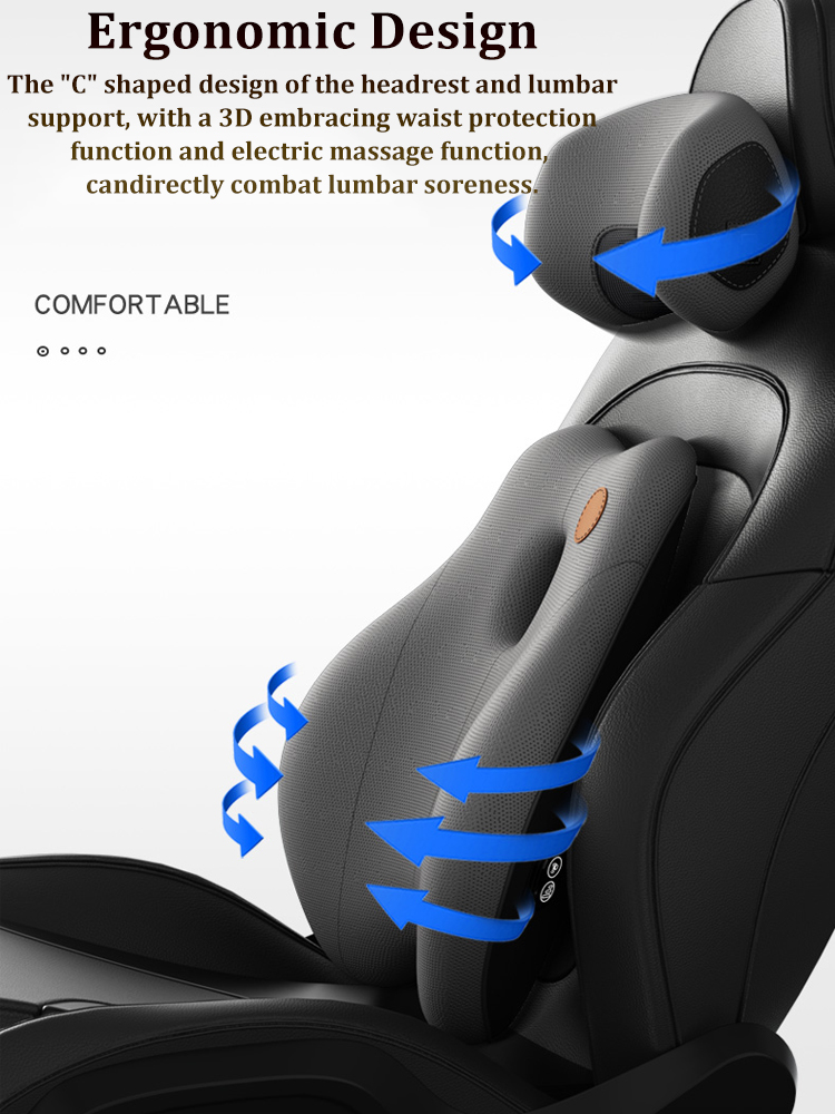 Car Neck Massage Pillow Lumbar - Travel Accessories Pillow review and price