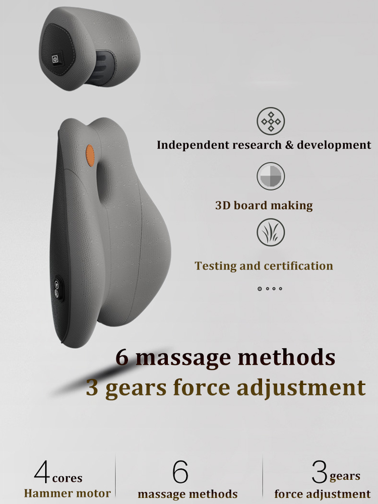 Car Neck Massage Pillow Lumbar - Travel Accessories Pillow review and price