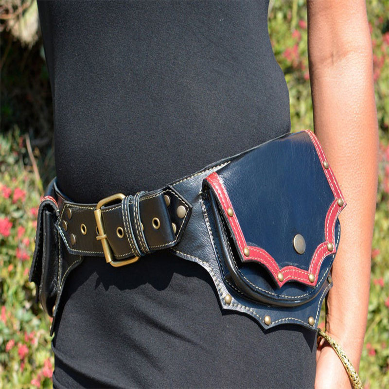 Steampunk Handmade Leather Uti - Travel Accessories Hip Belt review and price
