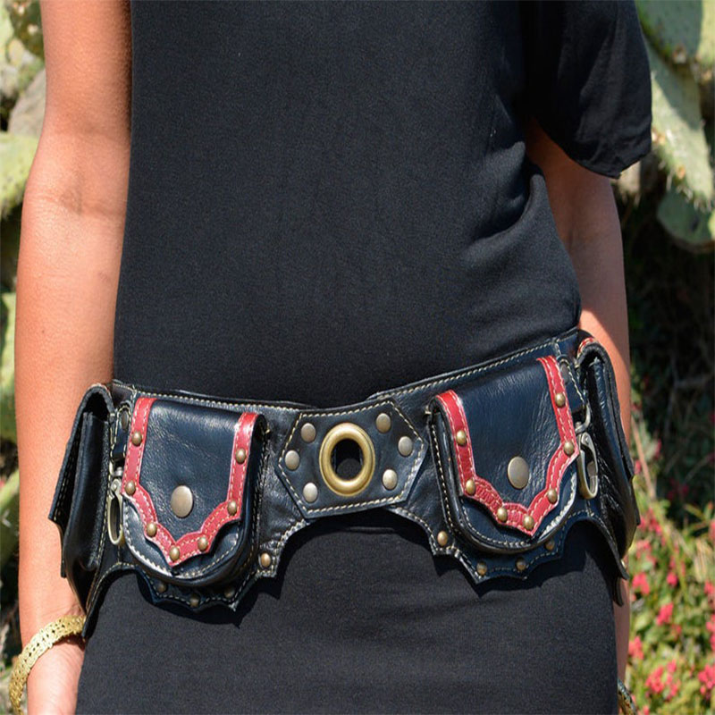 Steampunk Handmade Leather Uti - Travel Accessories Hip Belt review and price