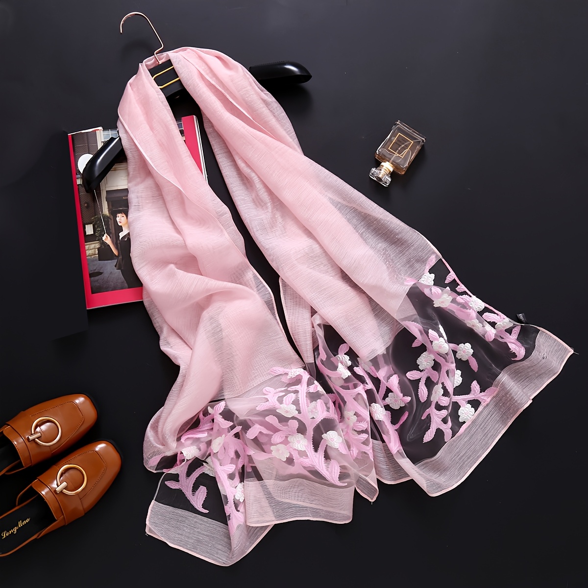 Elegant long shawl scarf - Lig - Travel Accessories Brand review and price