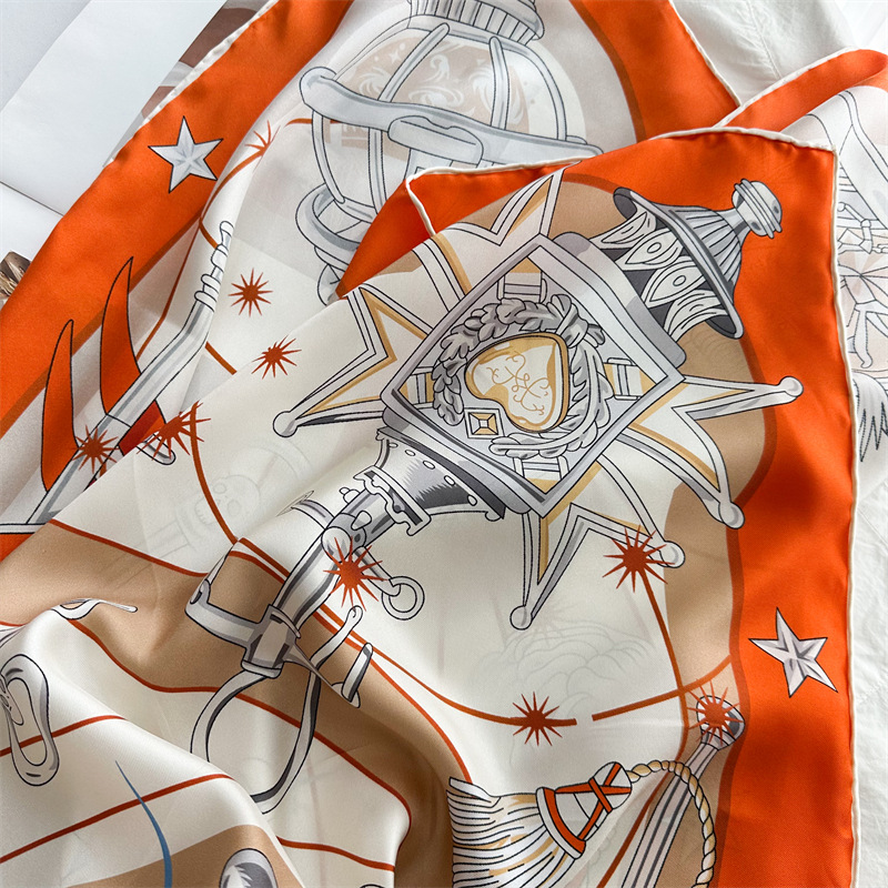 Luxury Brand Scarf Large Silk  - Travel Accessories Brand review and price