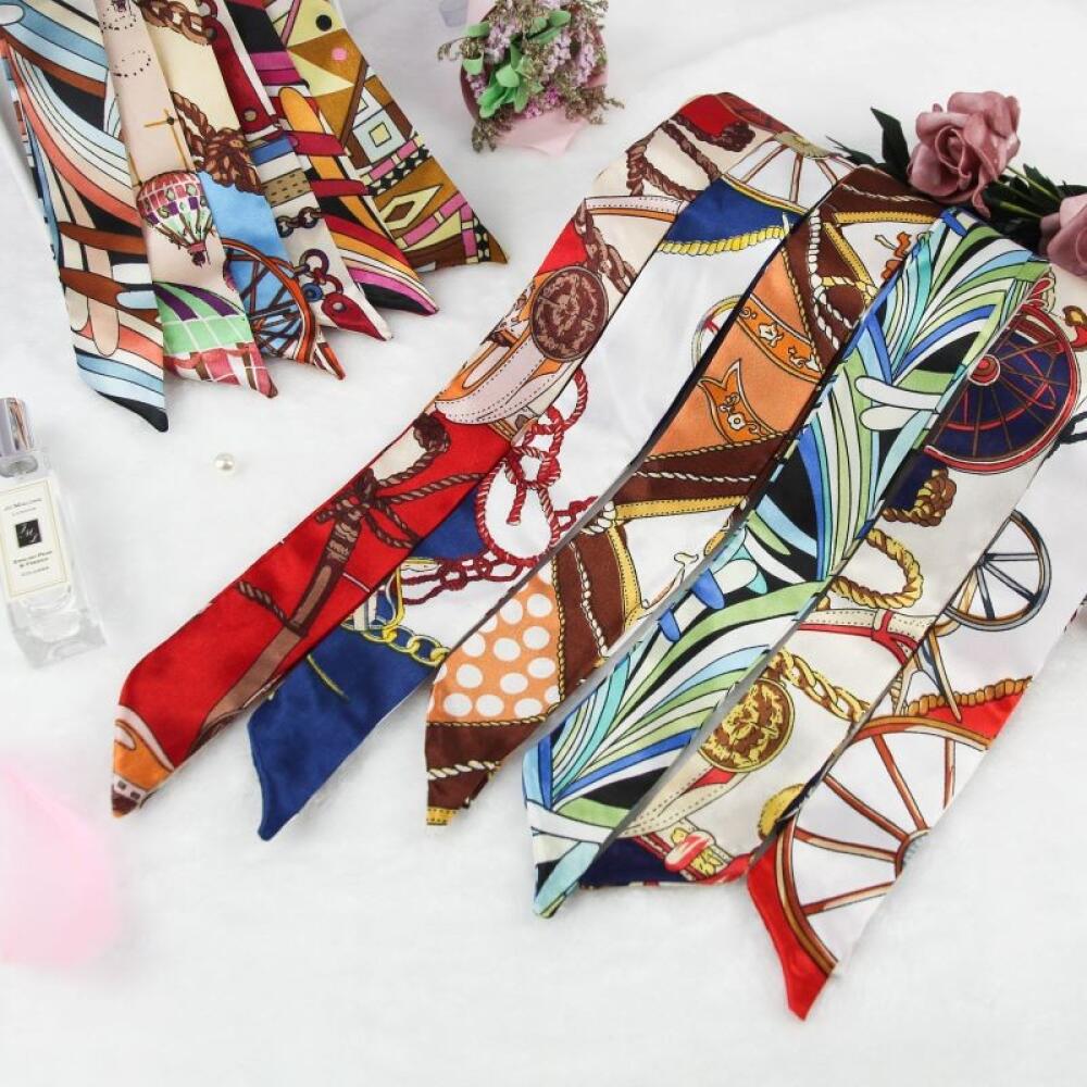 Korean Silk Scarf Soft Satin H - Travel Accessories Present review and price