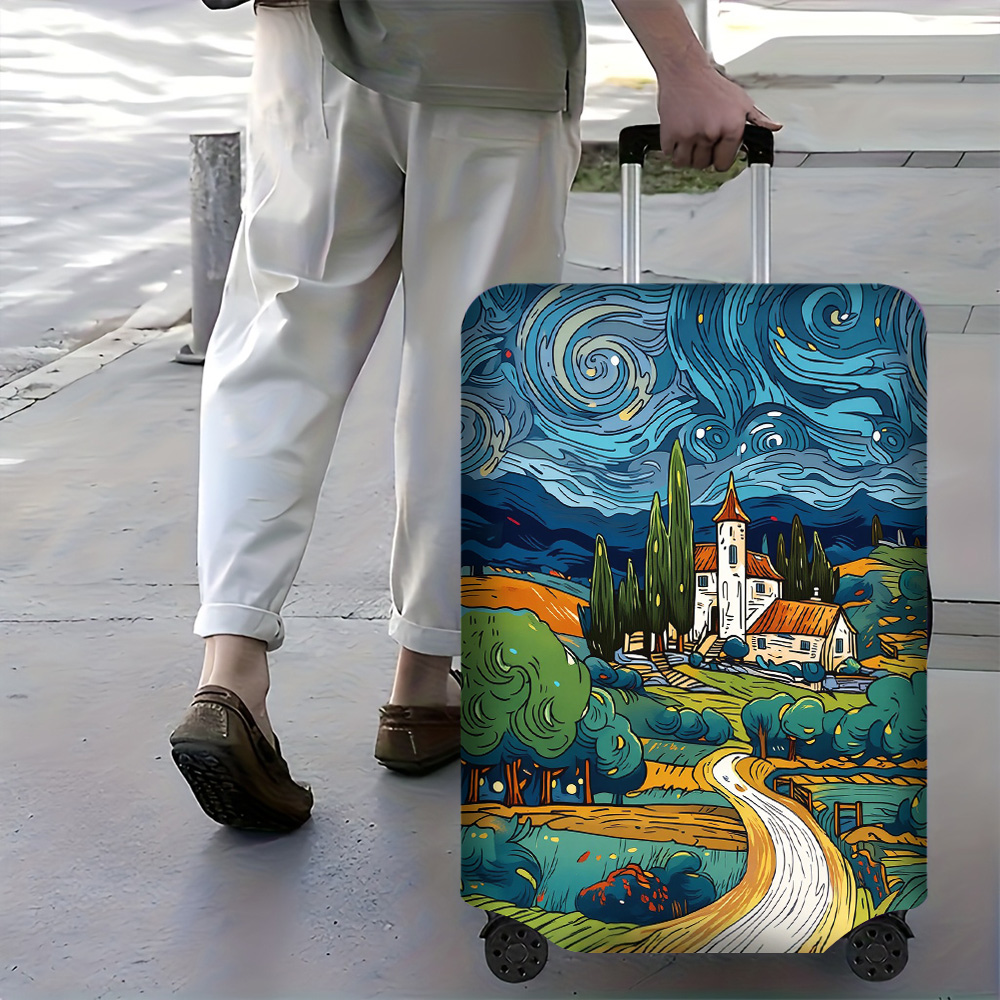 1PC Van Gogh Style Landscape P - Travel Van Accessories review and price