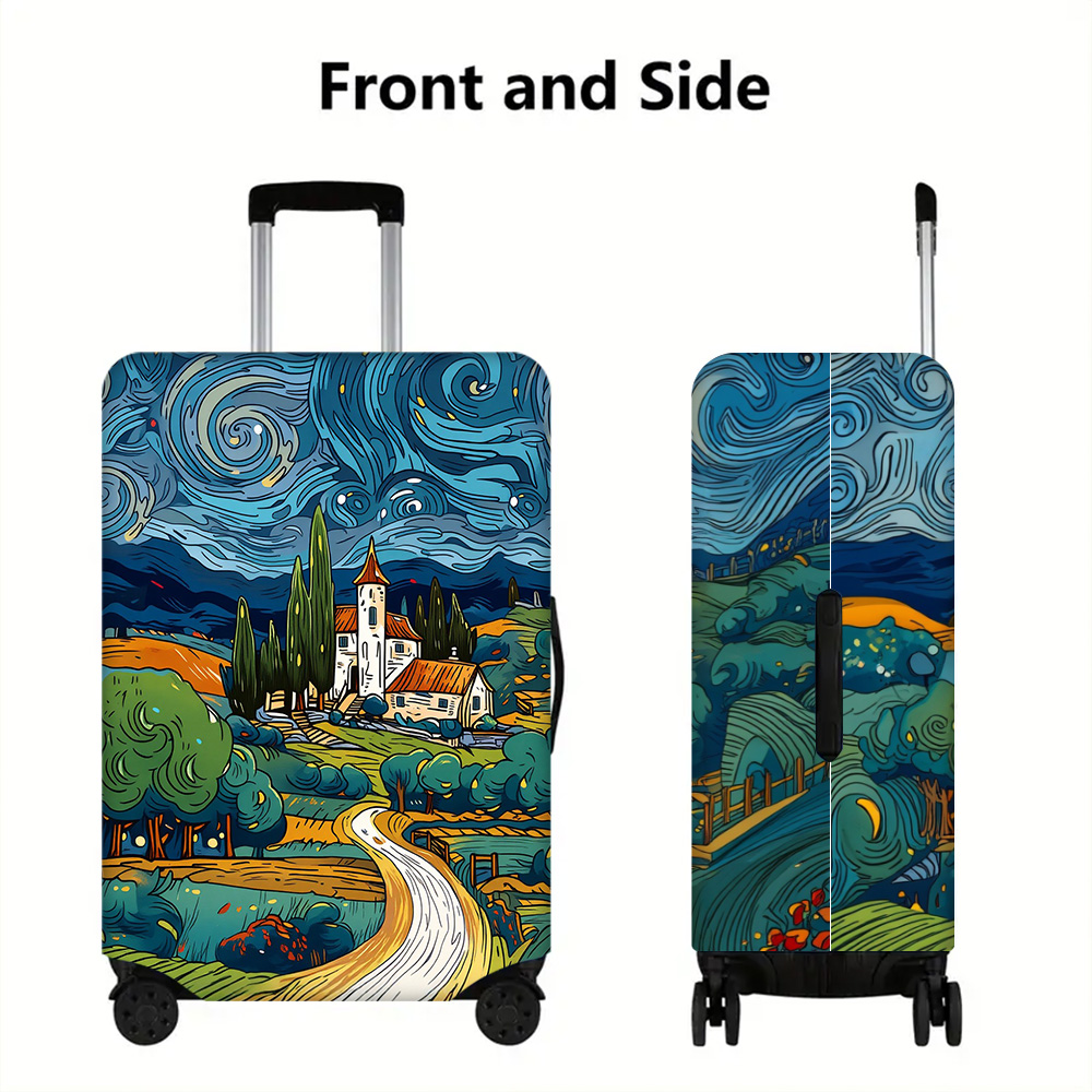 1PC Van Gogh Style Landscape P - Travel Van Accessories review and price