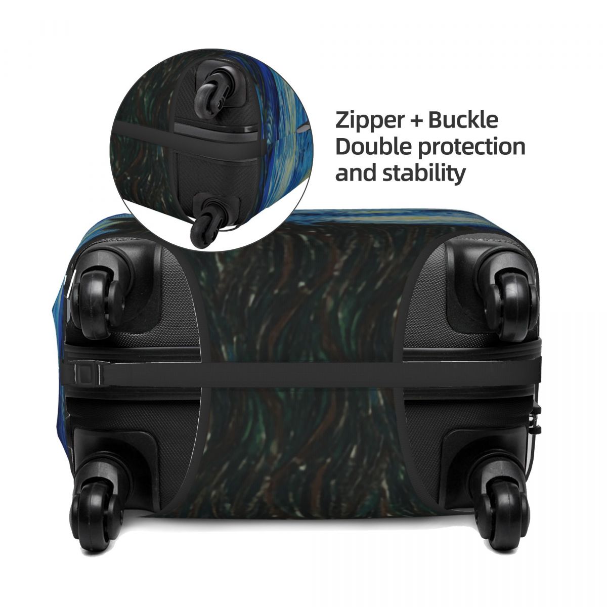 The Starry Night Luggage Cover - Travel Van Accessories review and price