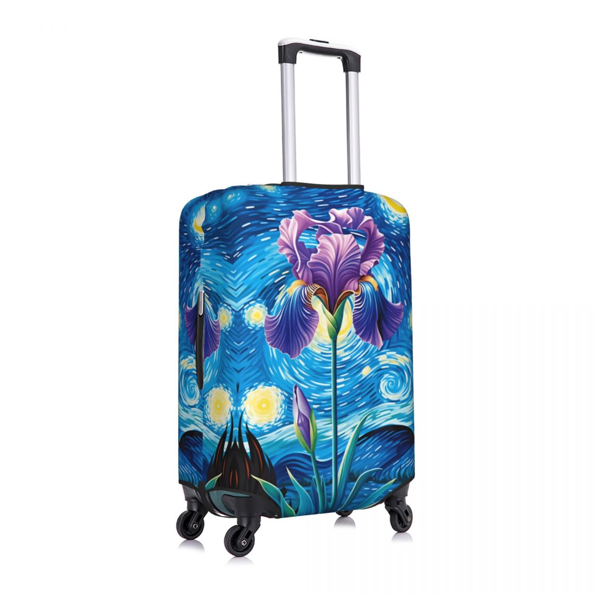 Irises With Van Gogh Starry Ni - Travel Van Accessories review and price