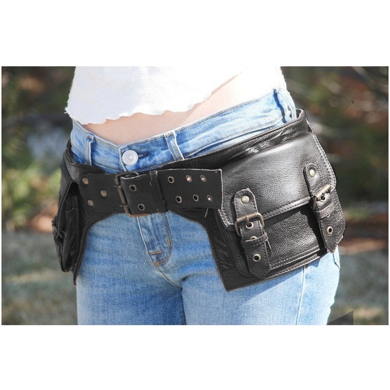 Medieval Steampunk Leather Uti - Travel Accessories Hip Belt review and price