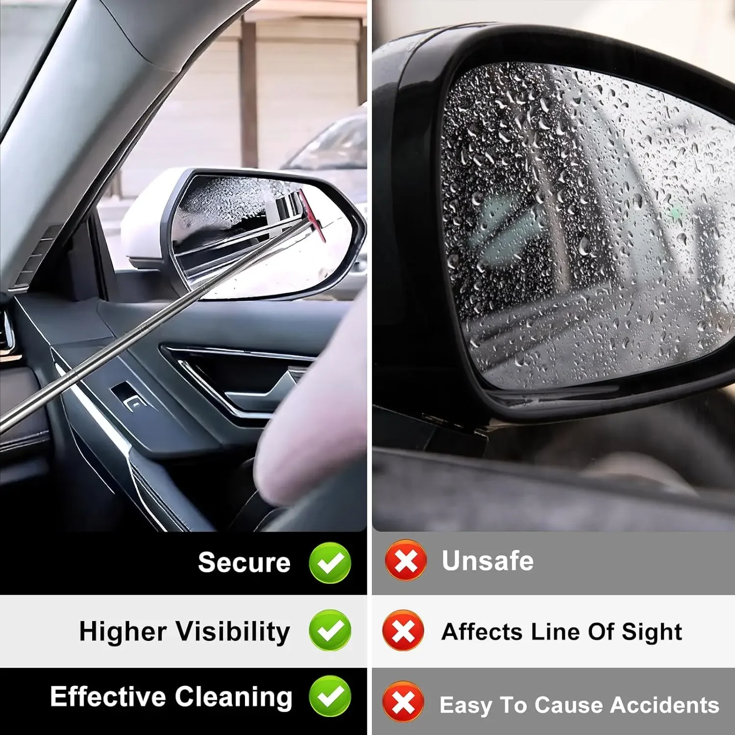 Rearview Mirror Windscreen Wip - Travel Accessories In Car review and price
