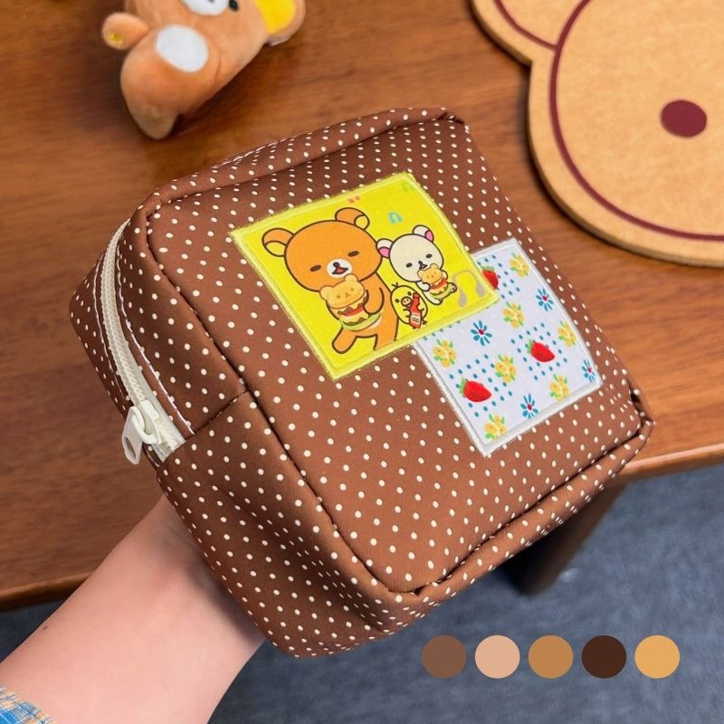 Rilakkuma Dot Pattern Makeup B - Travel Accessories Pouch review and price
