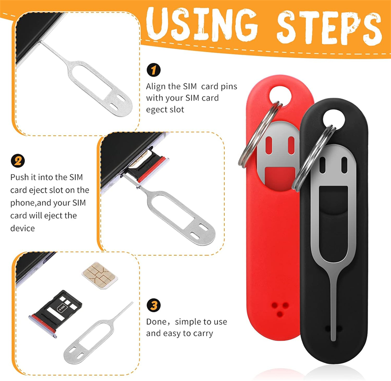 3PCS Anti-Lost Sim Card Eject  - Sim Card Holder Case review and price