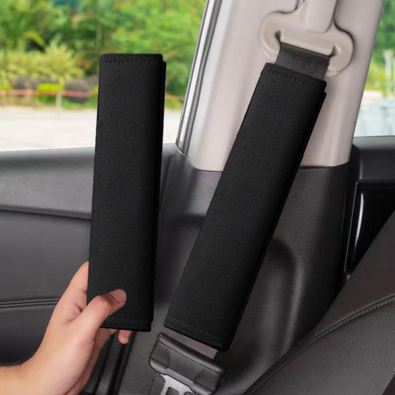 1/2pcs Soft Seat Belt Covers C - Travel Accessories In Car review and price