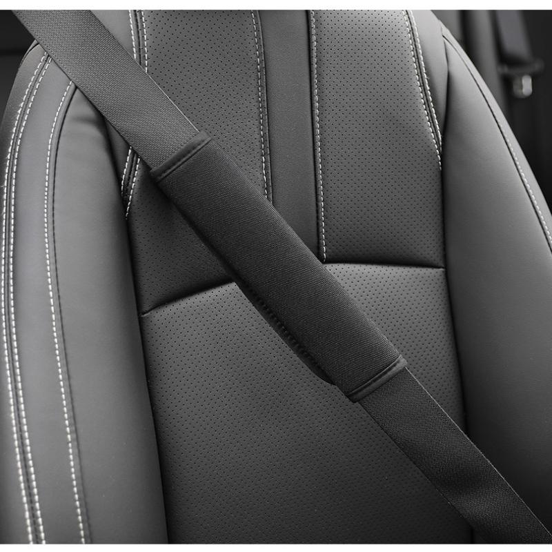 1/2pcs Soft Seat Belt Covers C - Travel Accessories In Car review and price