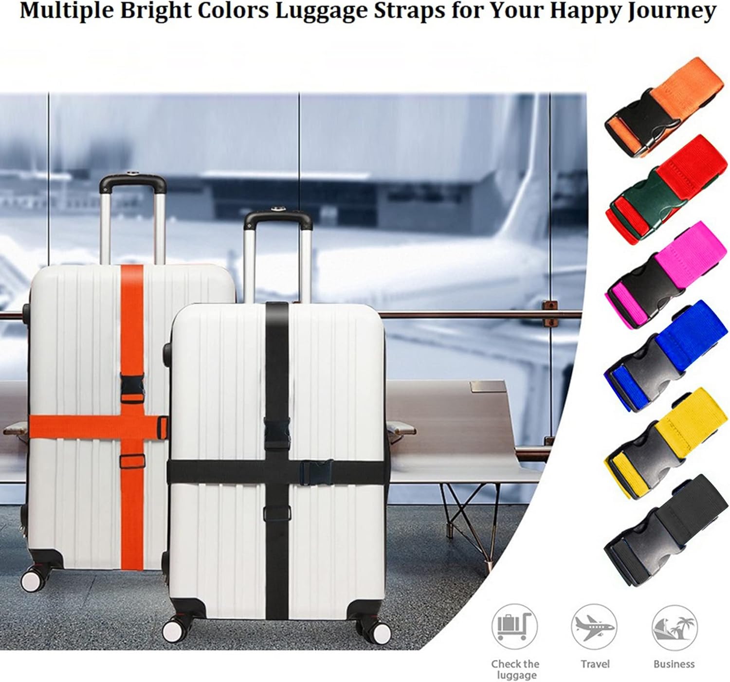 Bright Color Adjustable Luggag - Travel Accessories Logo review and price