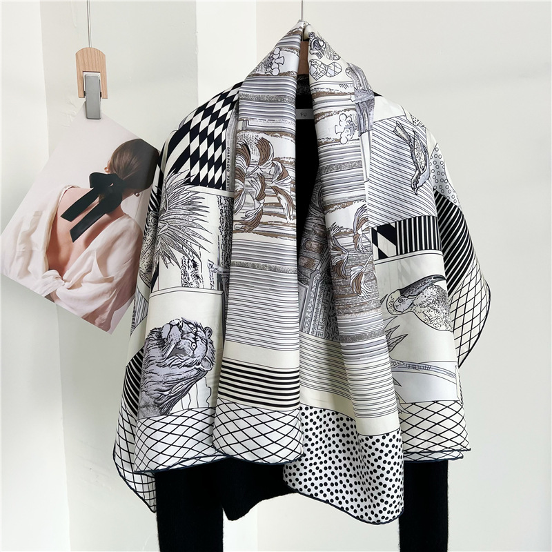 Large Silk Scarfs Brands Desig - Travel Accessories Brand review and price