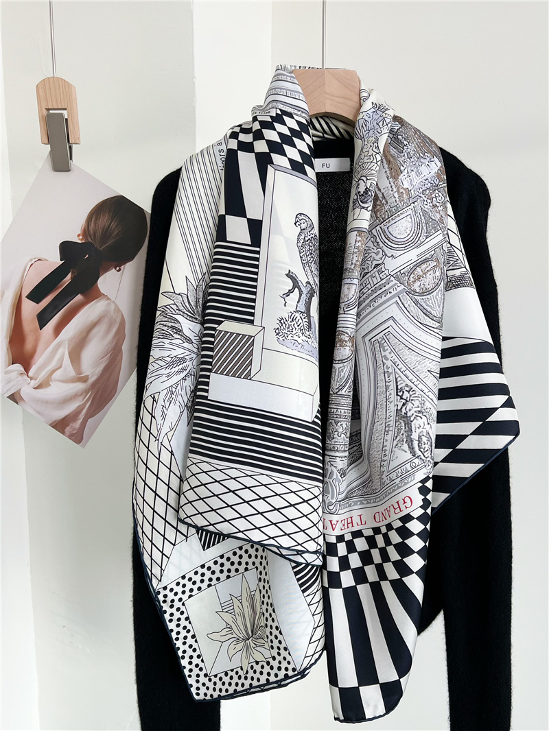 Large Silk Scarfs Brands Desig - Travel Accessories Brand review and price