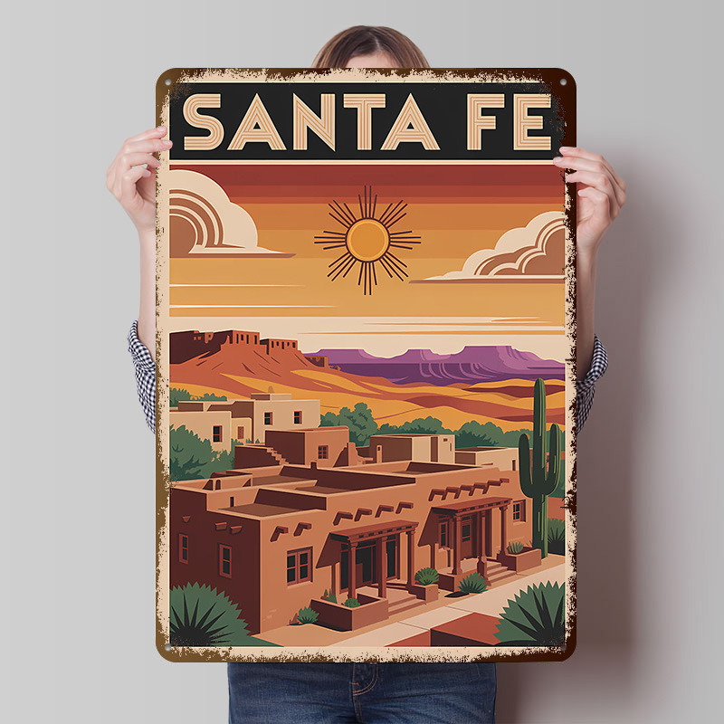 Santa Fe Travel Poster Customi - Travel Accessories For Europe review and price
