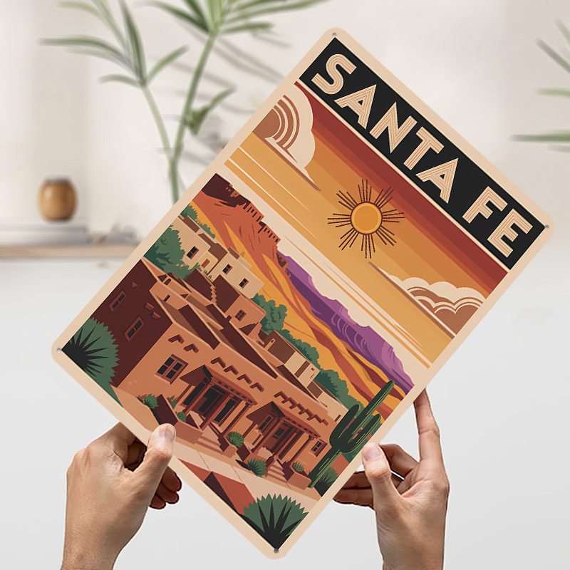 Santa Fe Travel Poster Customi - Travel Accessories For Europe review and price